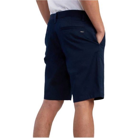 RVCA Men's The Week-End Classic Length Shorts Navy Marine Waist 28 - Picture 5 of 9